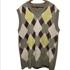 NWOT Old Skool Sweater Vest Size XXL